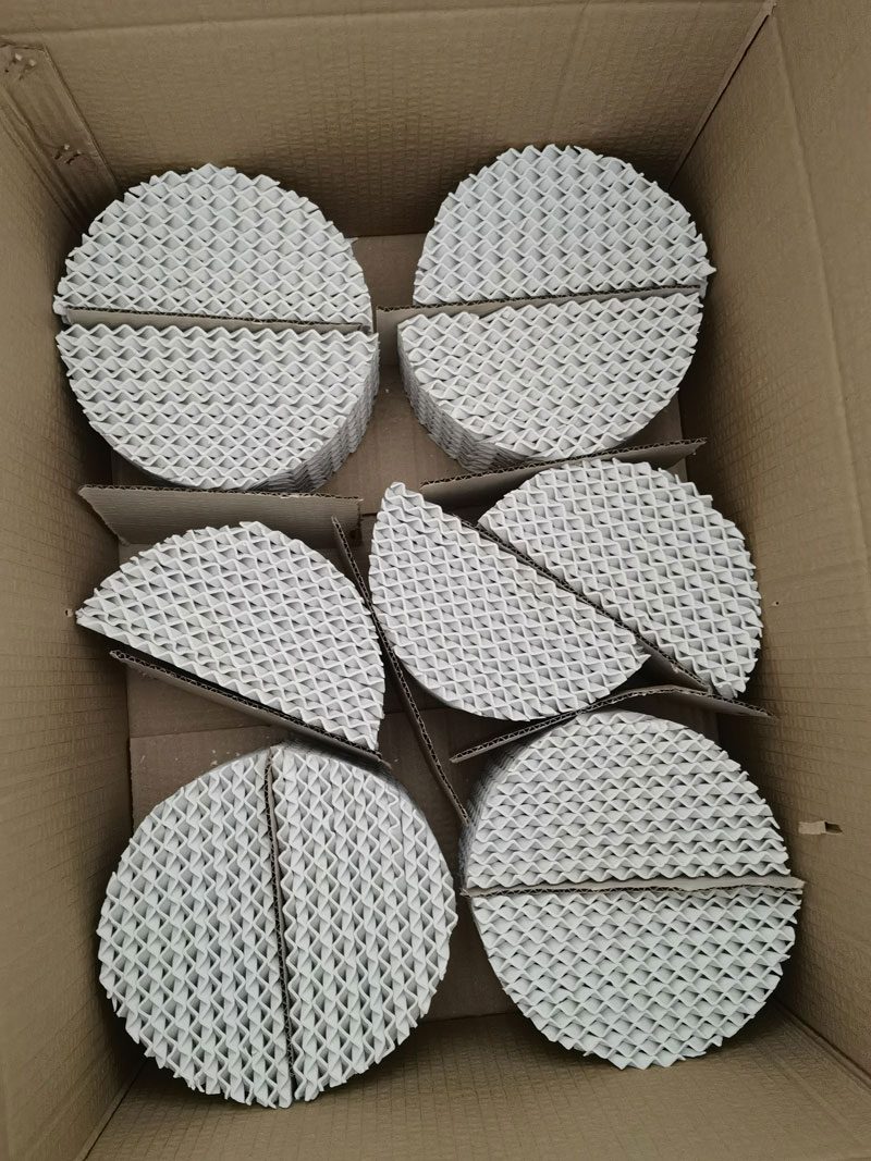 陶瓷规整填料 ceramic structured packing