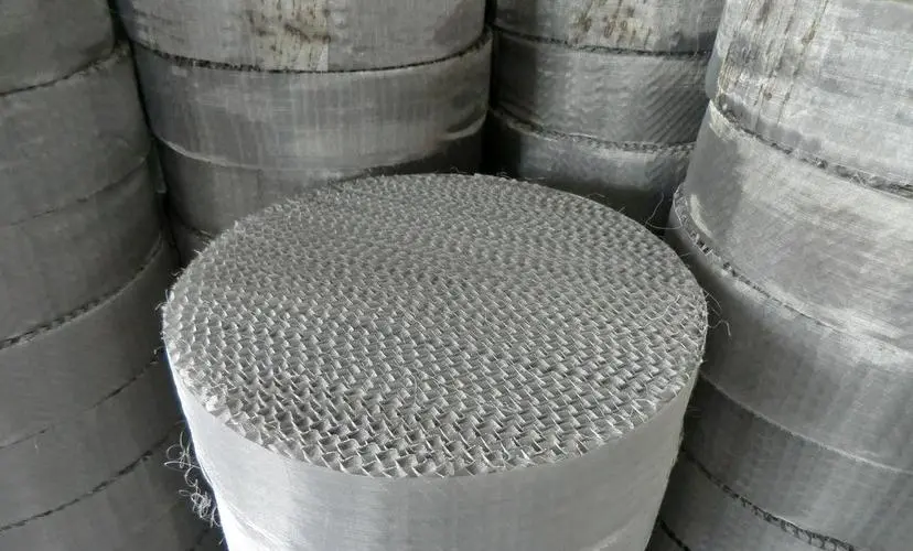 金属规整填料 metal Wire mesh packing