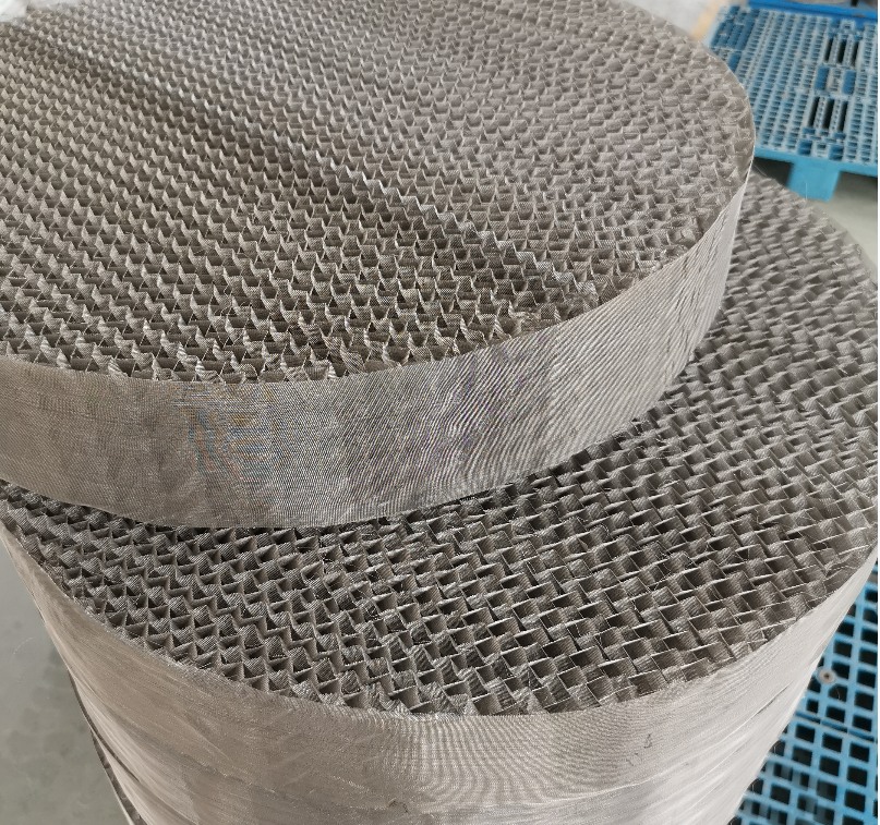 金属规整填料 metal Wire mesh packing